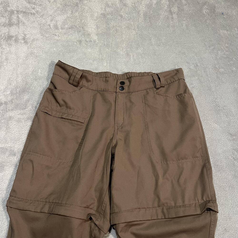 Magellan Outdoors Pants Womens Large Brown Hiking Convertible Zip Off Trail - Picture 2 of 10
